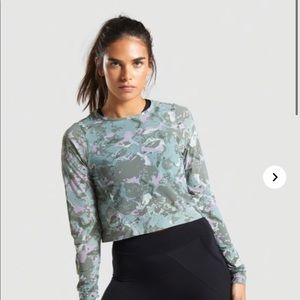 Mesh Long Sleeve Top